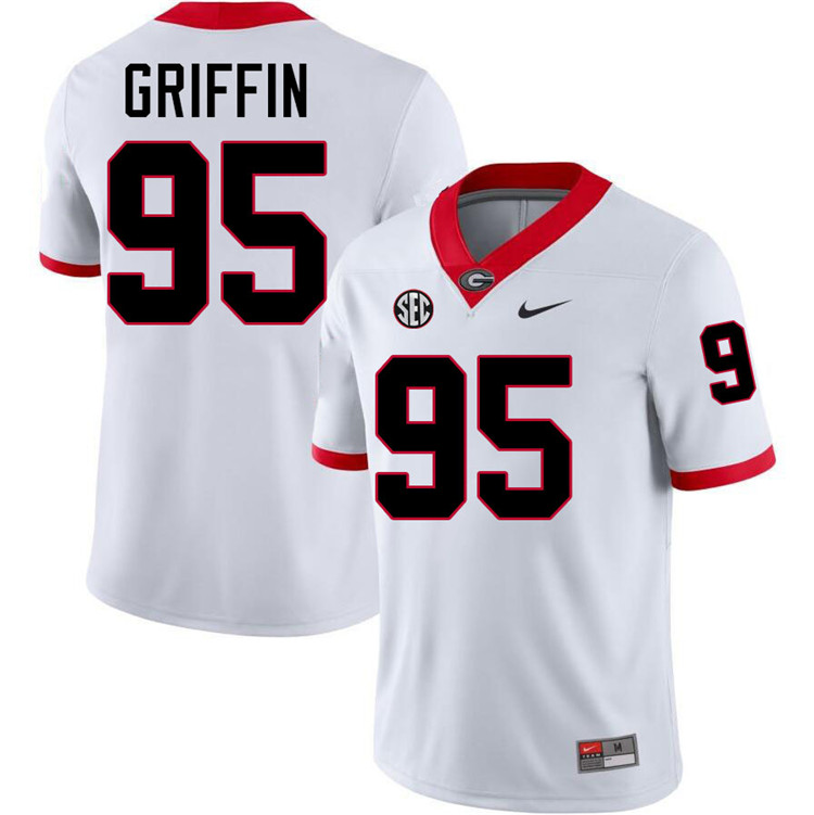 Elijah Griffin Georgia Jersey,University Of Georgia Bulldogs Football Jersey,Uniforms,Gears-White